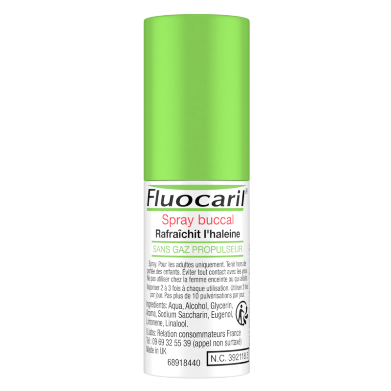 Fluocaril Spray buccal sans gaz propulseur 15ml