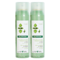 Klorane Shampooing sec à l'ortie lot de 2x150ml