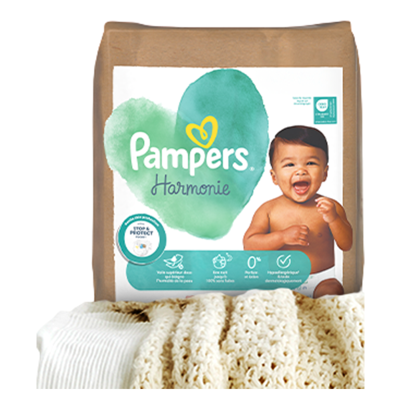 Pampers Harmonie Couches T3 6-40kg 44 pièces