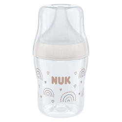 NUK Perfect Match Biberon en Verre avec Tétine en silicone 120ml