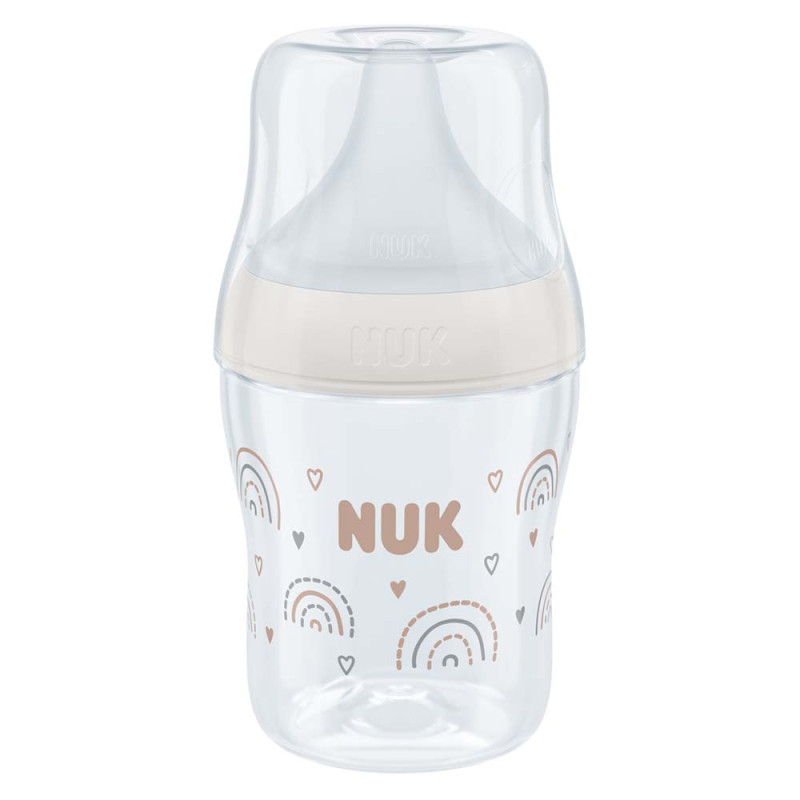 NUK Perfect Match Biberon en Verre avec Tétine en silicone 120ml