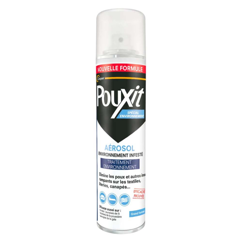 Pouxit Aérosol Environnement infestés 250ml