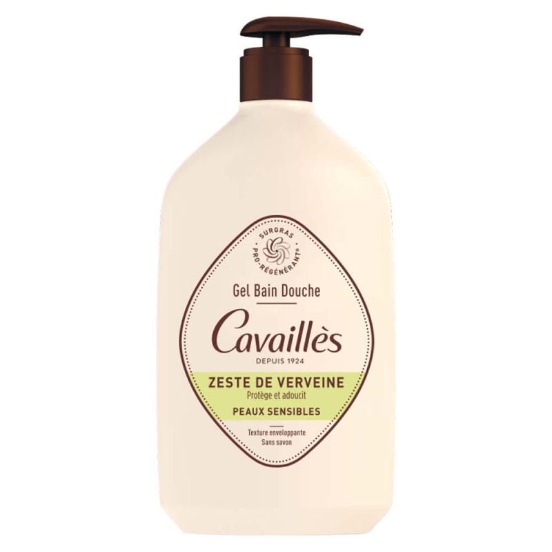 Cavaillès Gel bain douche Zeste de Verveine 1L