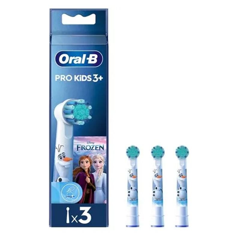 Oral-B Pro Kids 3+ lot de 3 Brossettes La reine des neiges