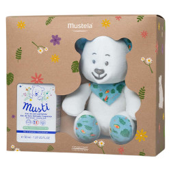 Mustela Coffret Musti Eau de soin parfumée 50ml + Peluche