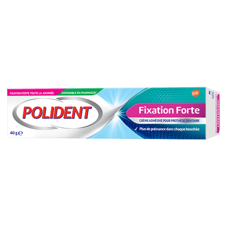 Polident Fixation Forte Crème Adhésive 40gr