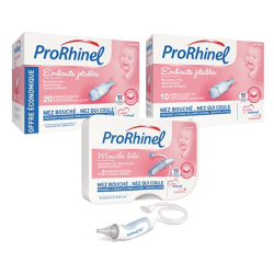 ProRhinel Embouts jetables nez bouché 20 embouts souples