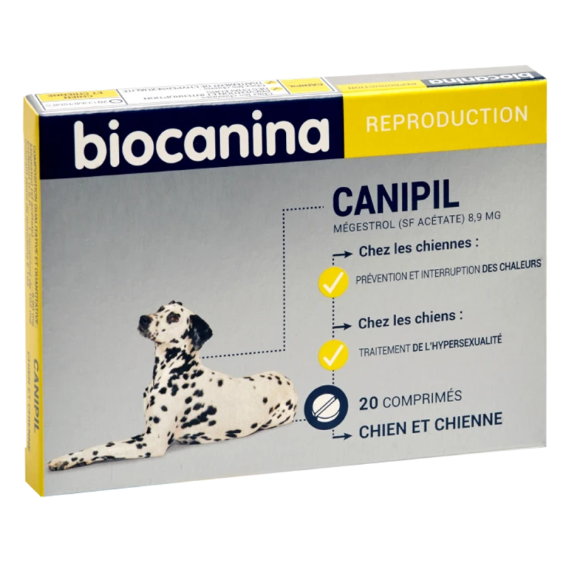 Biocanina Canipil chien et chienne 20 comprimés