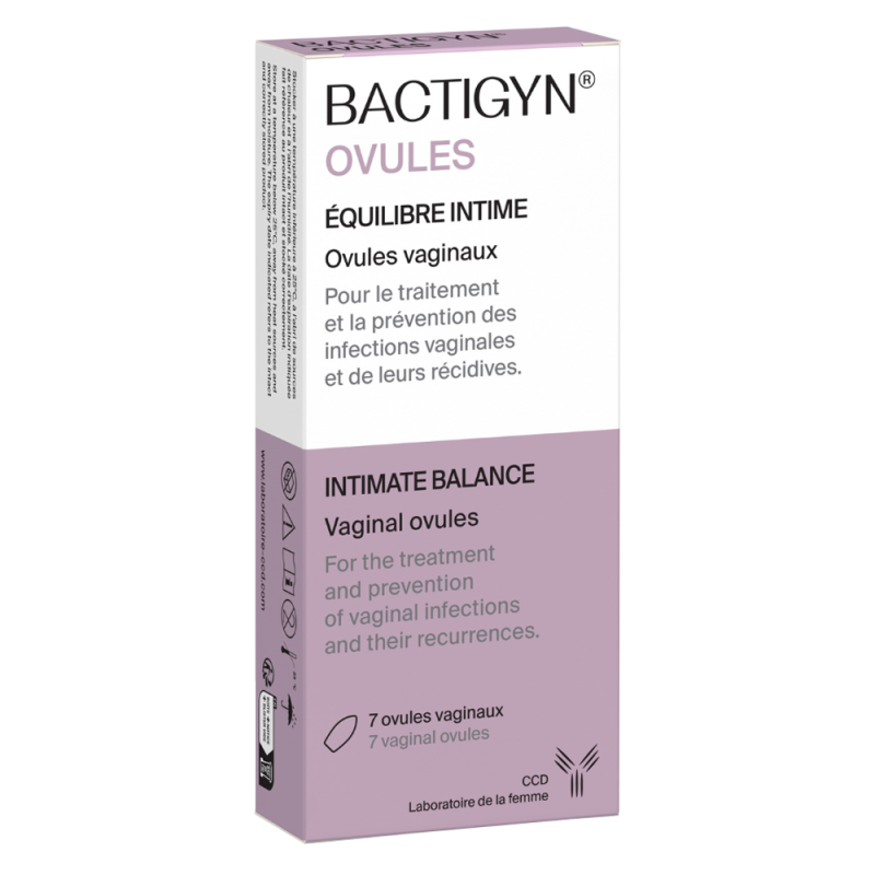 Laboratoire CCD Bactigyn 7 Ovules vaginaux