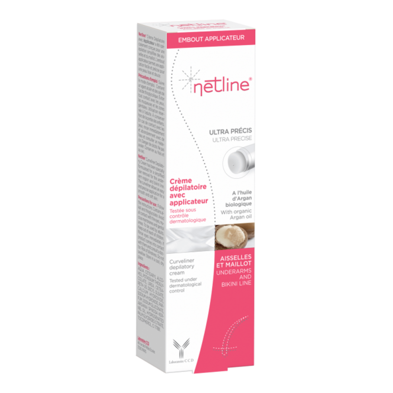 Laboratoire CCD Netline Crème Dépilatoire avec applicateur Ultra précis 100ml