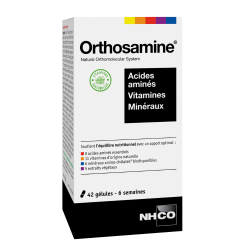 Nhco Orthosamine acides aminés vitamines minéraux 42 gélules