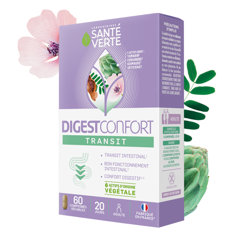 Santé Verte DigestConfort Transit 60 comprimés sécables