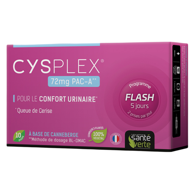 Santé Verte Cysplex Flash 10 sticks
