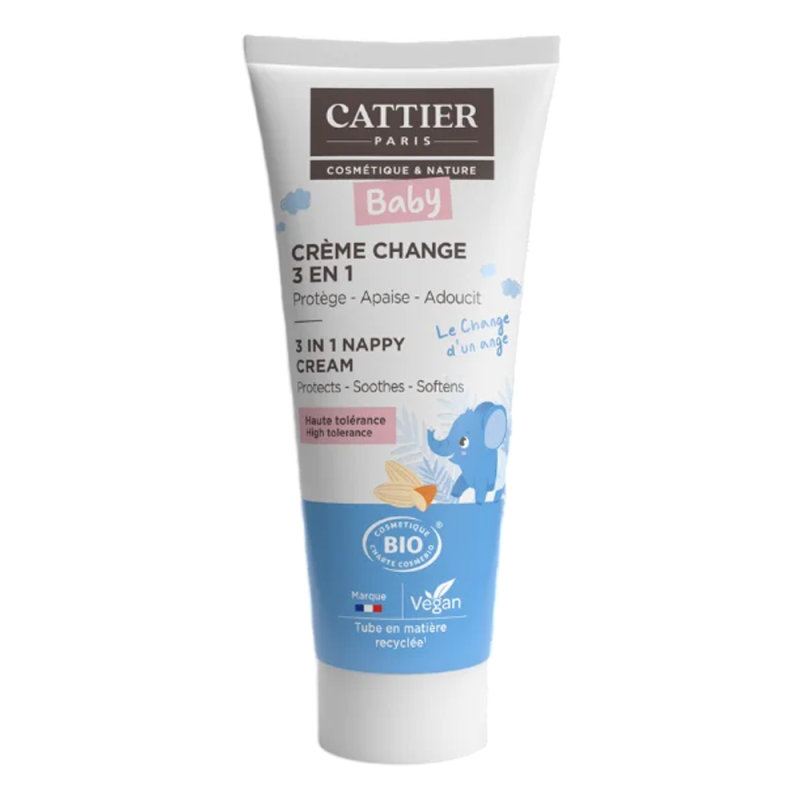 Cattier Baby Crème Change 3en1 bio 75ml