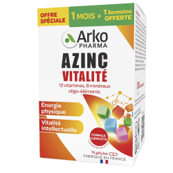 Arkopharma Azinc Vitalité 74 gélules