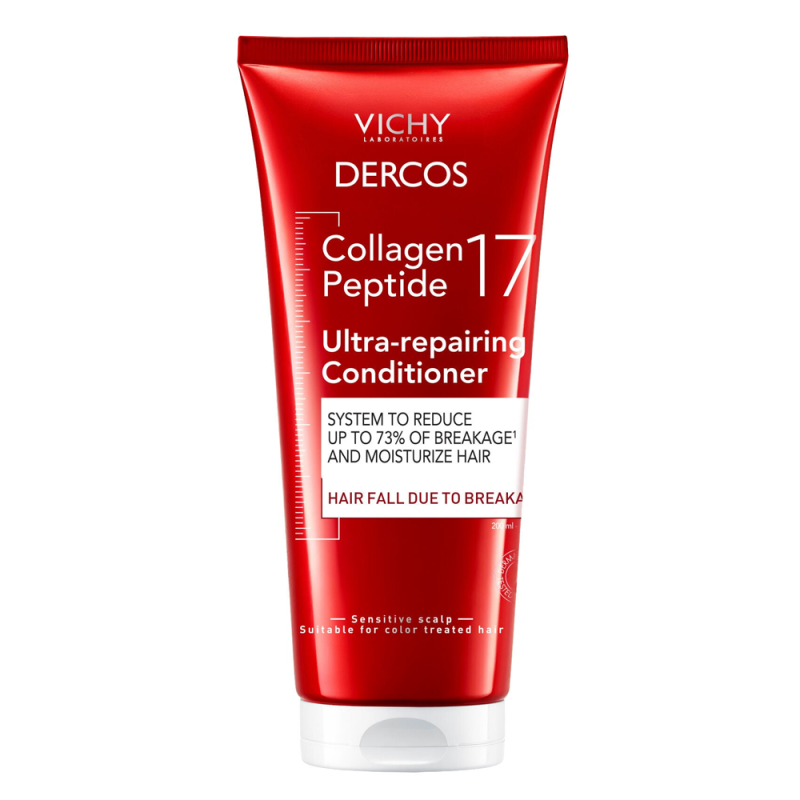 Vichy Dercos Collagen Peptide 17 Après-shampooing ultra-réparateur 200ml
