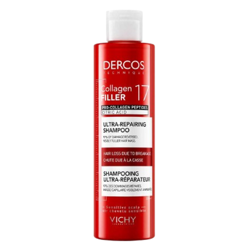 Vichy Dercos Collagen 17 Filler Shampooing ultra-réparateur 200ml