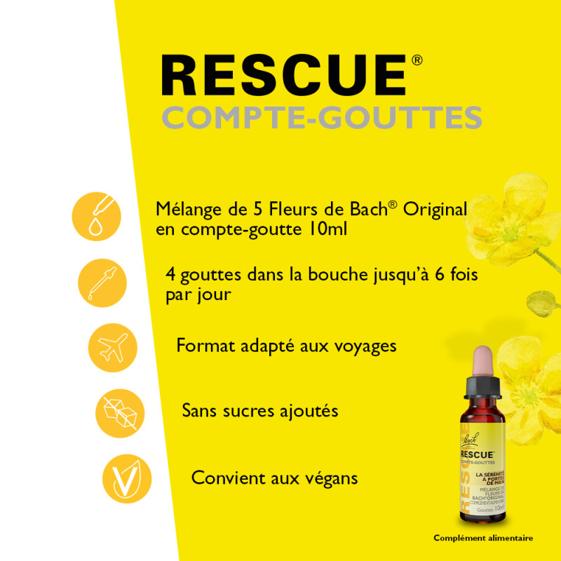 Rescue Compte-gouttes 10ml