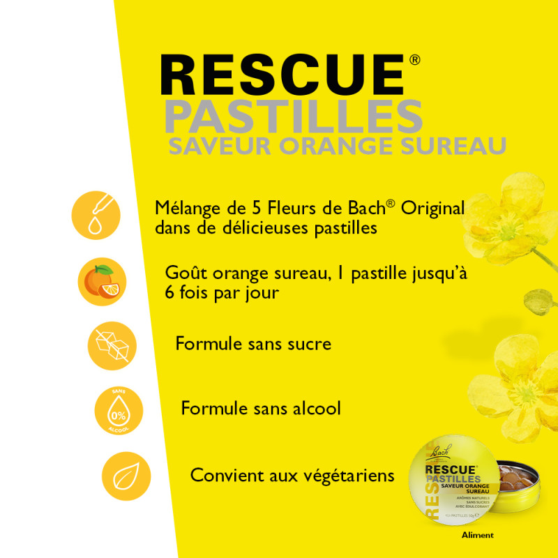 Rescue Pastilles orange...