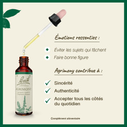 Fleurs de Bach Agrimony n°1 - 20ml