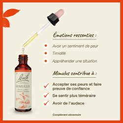 Fleurs de Bach Mimulus n°20 - 20ml