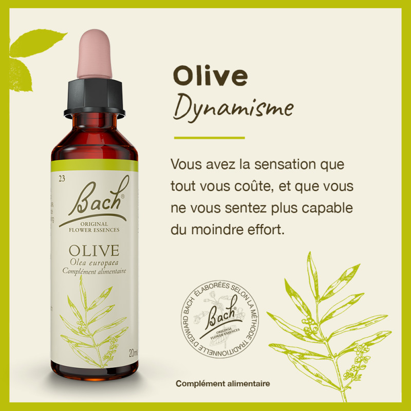 Fleurs de Bach Olive n°23 -...