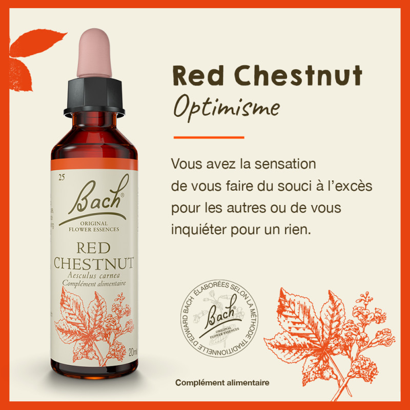 Fleurs de Bach Red Chestnut...