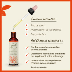 Fleurs de Bach Red Chestnut n°25 - 20ml