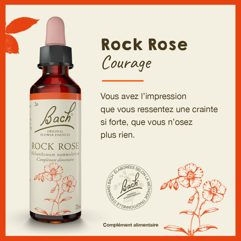 Fleurs de Bach Rock Rose...