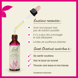 Fleurs de Bach Sweet Chesnut n°30 - 20ml