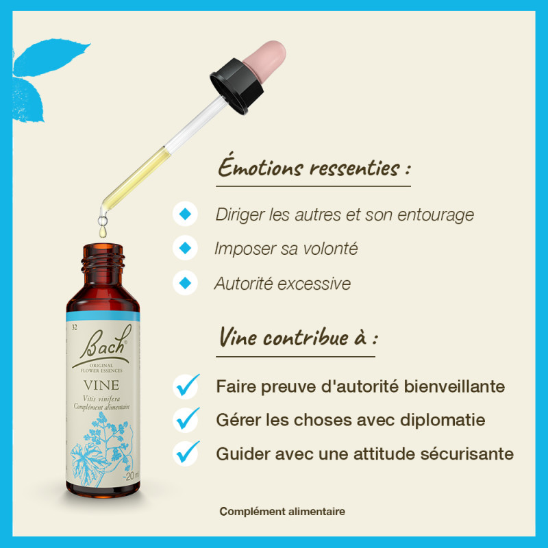 Fleurs de Bach Vine n°32 -...