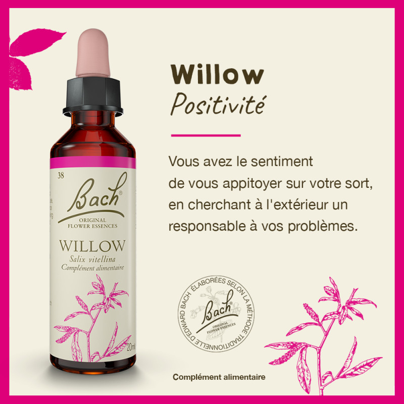 Fleurs de Bach Willow n°38...