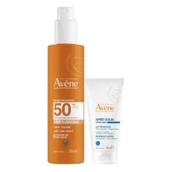 Avène Spray Invisible SPF50 - 200ml + Après-soleil 50ml offert