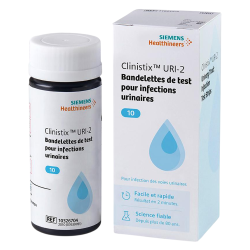 Siemens Clinistix URI-2 10 bandelettes urinaires