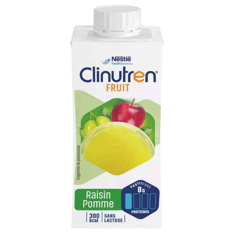 Clinutren Fruit boisson saveur raisin pomme 4x200ml