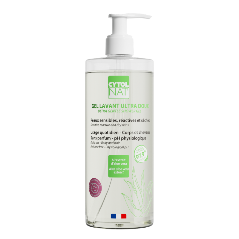Cytolnat gel lavant ultra doux à l’aloe vera 500ml