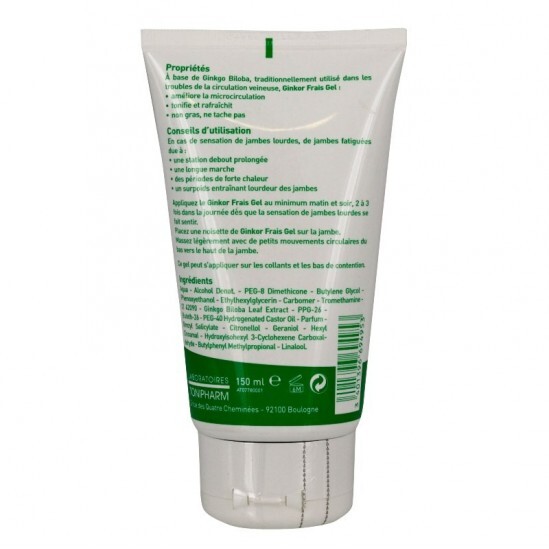 Ginkor gel fraîcheur pour les jambes 150ml