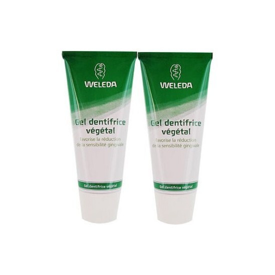 Weleda gel dentifrice végétal duo 75ml