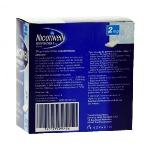 Nicotinell menthe fraicheur 2 mg