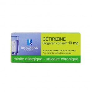 Biogaran Cétirizine 10 mg 7...