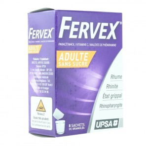 FERVEX SANS SUCRE granulé pour solution buvable en sachet