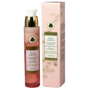 Sanoflore rosa angelica concentré d'éveil ré-hydratant visage et yeux 30ml