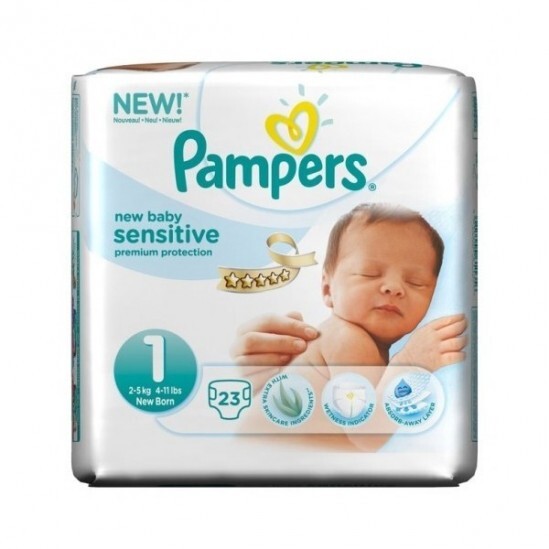 Pampers new baby 1 2 à 5kg 23 couches