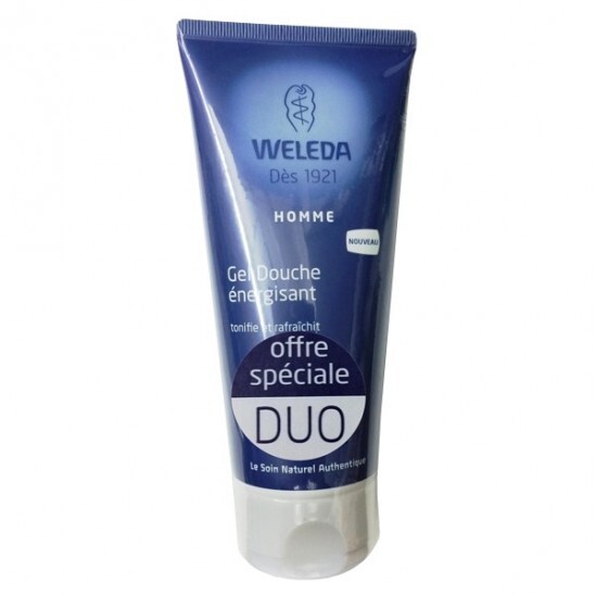 Weleda homme gel douche énergisant duo 2 x 200ml