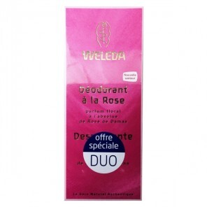 Weleda déodorant à la rose lot de 2 x 100ml