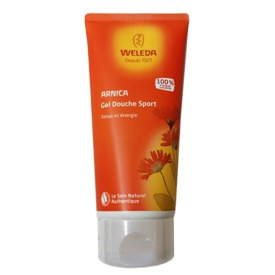 Weleda gel douche sport à l'arnica 200ml