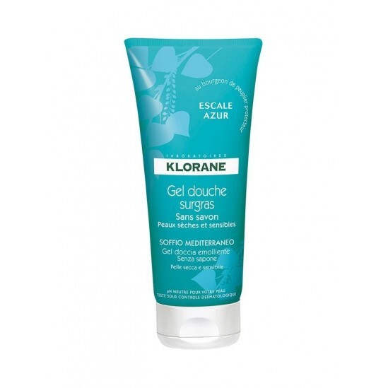 Klorane Gel Douche Surgras Escale Azur 200ml