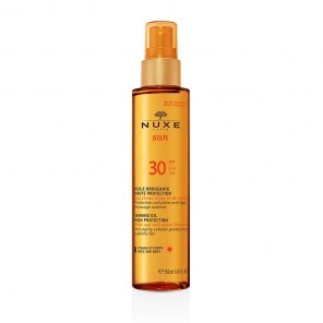 Nuxe Sun Huile Bronzante Visage et Corps SPF 30 150ml