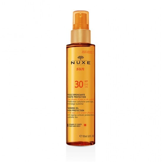 Nuxe Sun Huile Bronzante Visage et Corps SPF 30 150ml