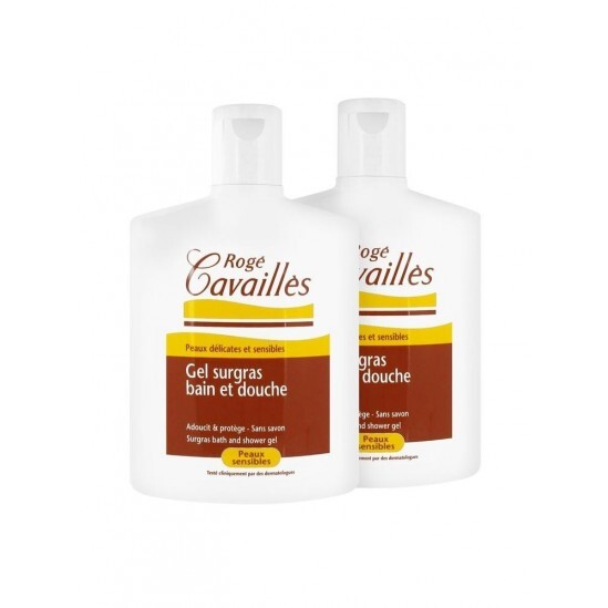 Rogé Cavaillès Gel Surgras Bain et Douche Sans Savon Lot de 2x300ml